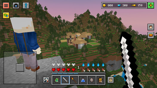Block World 3D : Craft & Build  screenshots 3