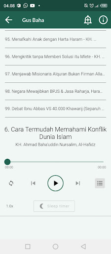 Daftar Tema Nngaji Gus Baha Screen 3