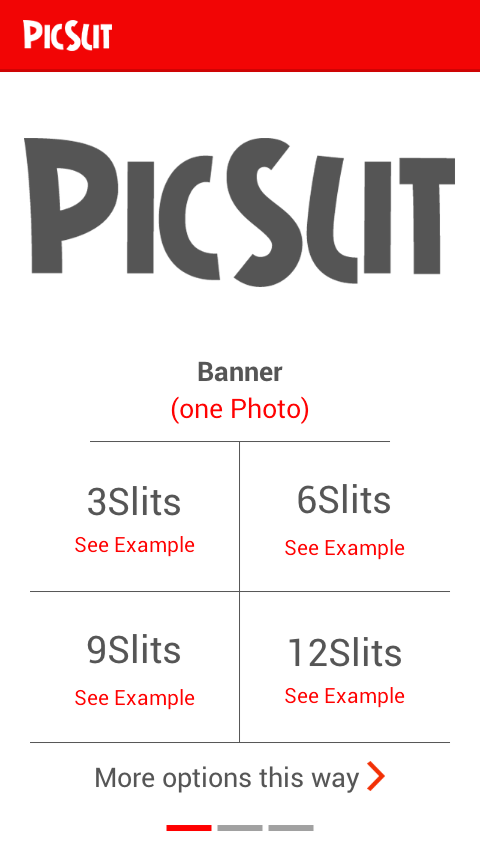 Android application PicSlit - Giant Square Image Splitter Pro screenshort