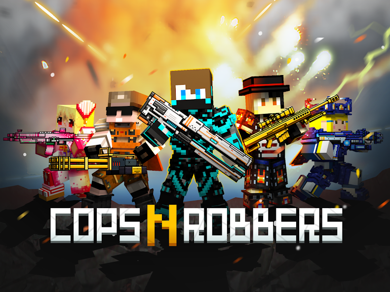 ピクセルシューティング：Cops N Robbers 