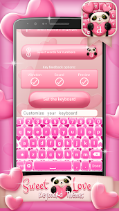 Sweet Love Keyboard Themes For PC installation