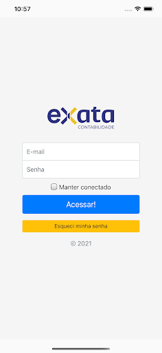 Android application Exata Contabilidade screenshort
