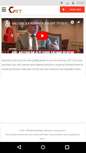 Grt Tv Screenshot 1 - AppWisp.com