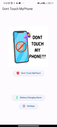 Android application Anti Theft Dont Touch My Phone screenshort