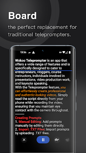Wokoo Teleprompter
