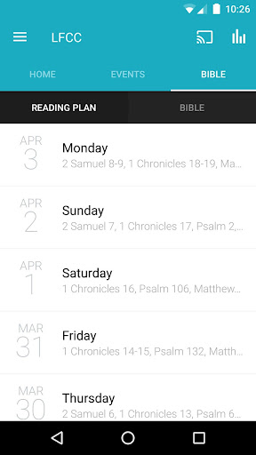 Living Church App Screen 3
