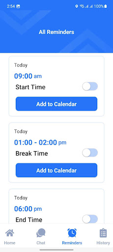 Time Tracker Screen 3
