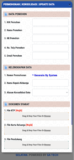 Disdukcapil Halmahera Selatan Screen 3