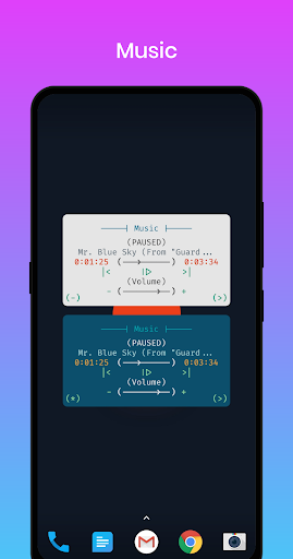 Console widgets for KWGT Screen 3