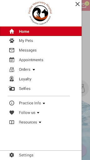 Fairfax Paws Portal Screen 2