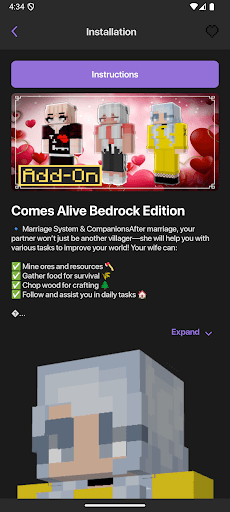 Girls Fashion Mod Minecraft PE