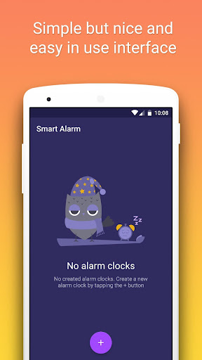 Android application Smart Alarm Clock screenshort