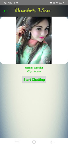 Girls Mobile Number Video Chat Screen 3