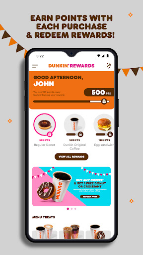 Dunkin’ Rewards – UAE Screenshot 1 - AppWisp.com