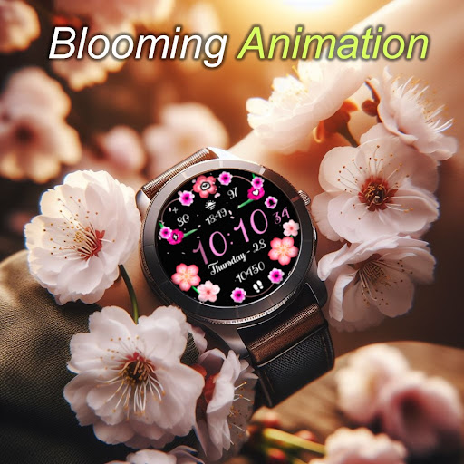 Android application Cherry Blooming Animated Rose screenshort