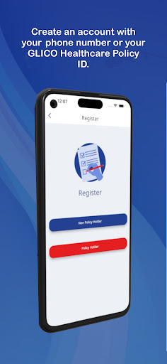 Android application GLICO e-Health screenshort
