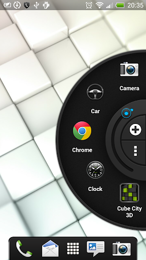Android application Dark - Wheel Launcher Theme screenshort