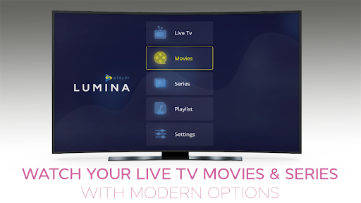 Android application Lumina Player screenshort