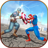 Super Spider Hero vs Captain USA Superhero Revenge icon