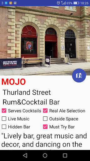 My Next Bar - Nottingham (pubs Screen 2