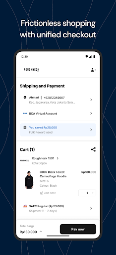 Android application FLIK: Shop and Get Rewards screenshort