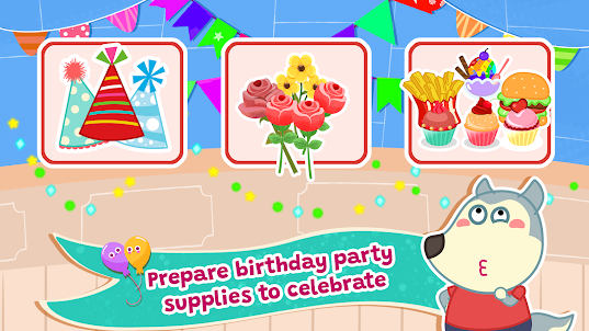 Baixar Wolfoo Birthday Party Planning para PC - LDPlayer
