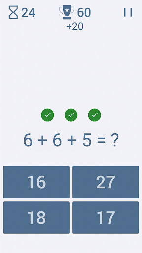 Mental Math Screen 3