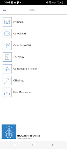 myNACSA Screen 2