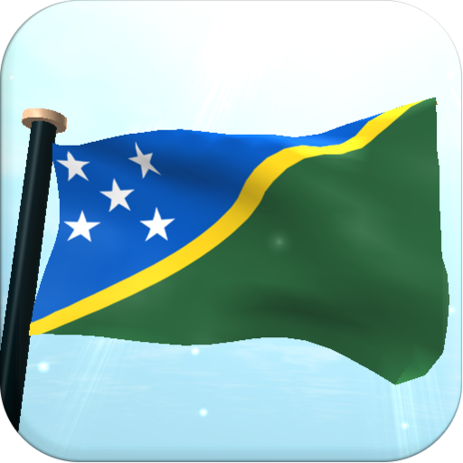 Solomon Islands Flag 3D logo