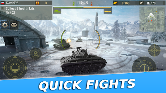 グランドタンク：WW2 戦車戦争のゲームオンライン