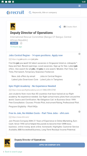 Central African Republic Jobs Screen 3