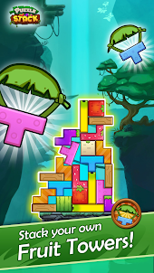 Puzzle Stack: Fruit Tower