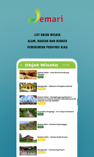 Jemari - Jendela Informasi Pariwisata Riau