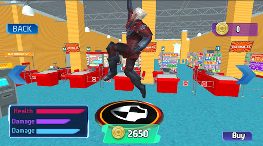 Android application Superhero Rescue screenshort