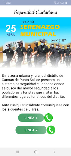 Muni Canoas de Punta Sal Screen 3