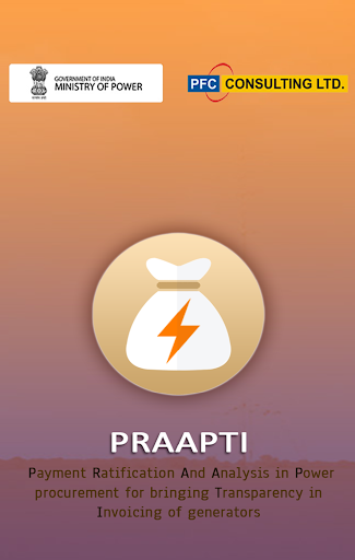 Android application PRAAPTI - An App By Ministry o screenshort