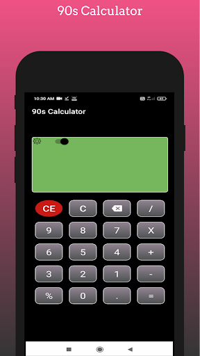 Android application 90s Calculator screenshort