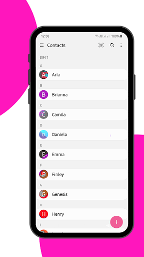 Android application Set Contact Photo Dialer & Con screenshort