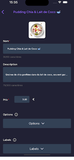 Android application Piato screenshort