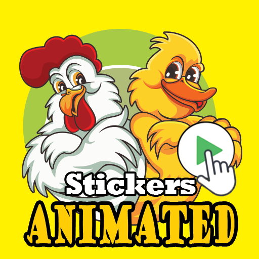 Animated Cute Chicken Stickers logo