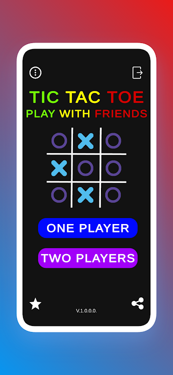 Tic Tac Toe - 2 Player Offline - 1.0.0.0. - (Android)