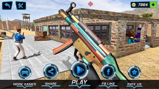 Combat Shooter 2: FPS Shooting Game Mod Apk (Dumb Enemy) 8
