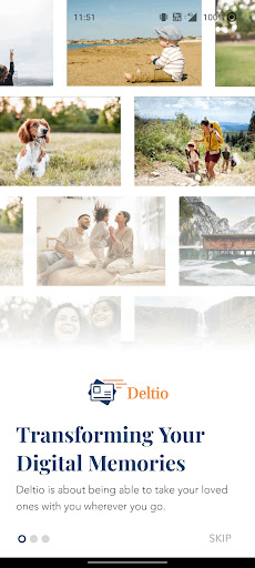 Android application Deltio screenshort