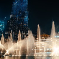 Дубай фонтан Живые Обои