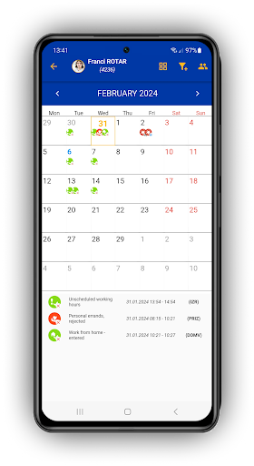 Android application KADRIS 4 Mobile screenshort