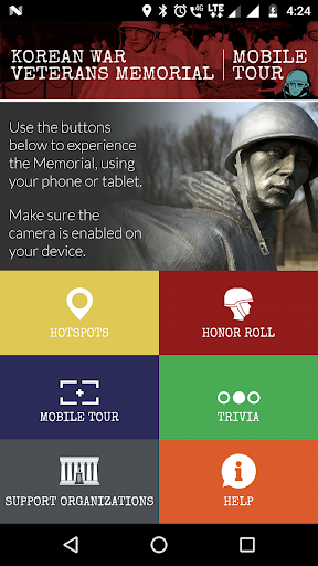 Android application Korean War Veterans Memorial screenshort