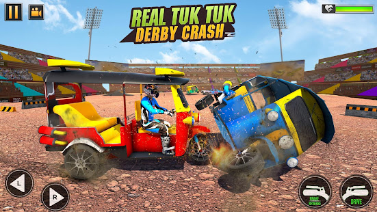Modern Tuk Tuk Rickshaw Demolition Derby Stunts(圖4)-速報App