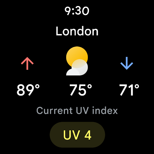 Weather screenshot