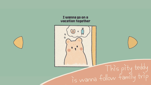 Android application Rolling Bear (Cute but hard) screenshort