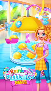 Screenshot 2 Rainbow Bubble Milk Tea Maker android